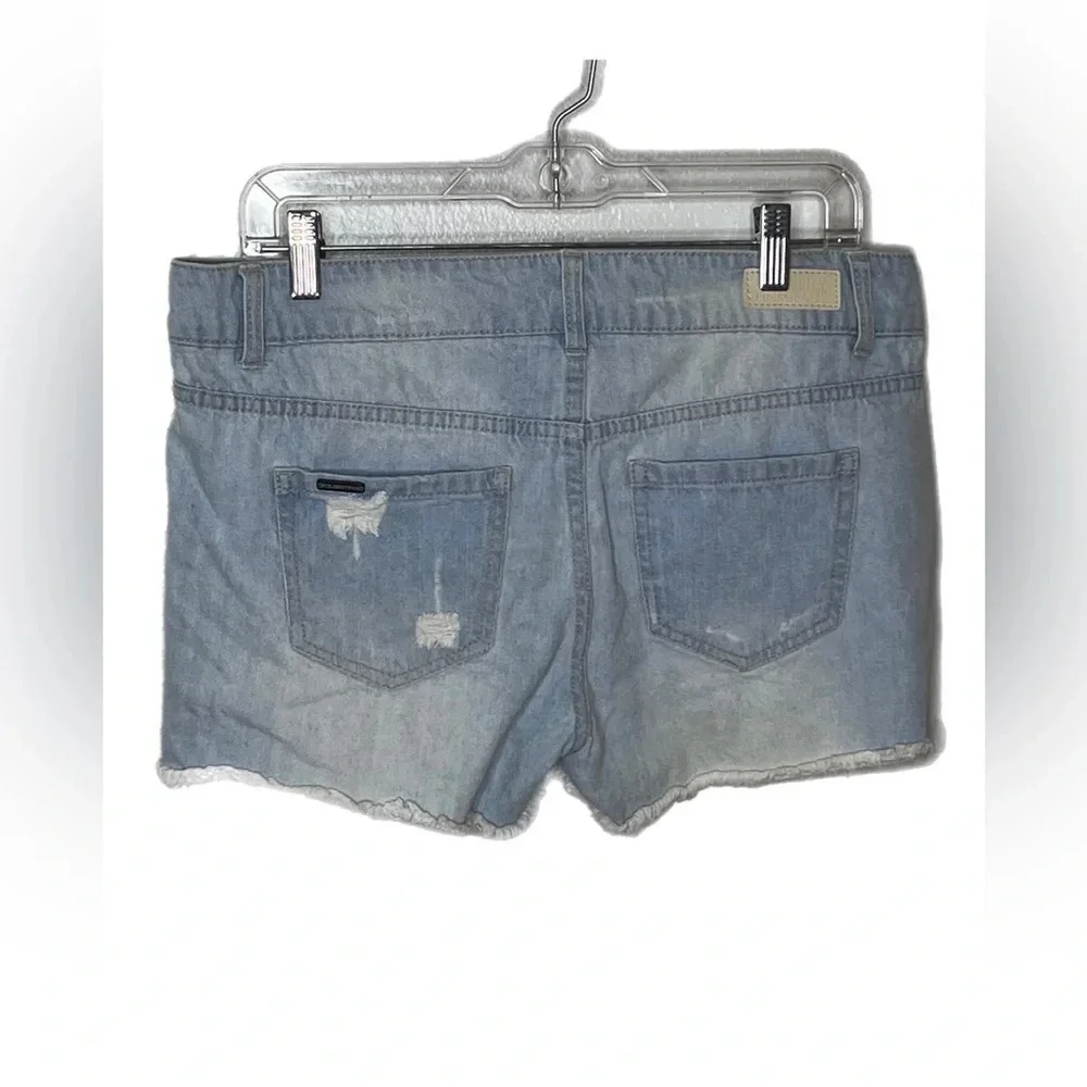 Celebrity Pink Distressed American Flag Shorts Size 9. - Picture 2 of 5